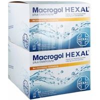Macrogol HEXAL® plus Elektrolyte | 100 (2x50) Beutel | Wirksame Hilfe bei chronischer Verstopfung | Setzt den Darm sanft und effektiv in Bewegung