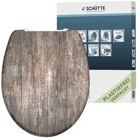 Schütte WC-Sitz Old Wood Duroplast Braun