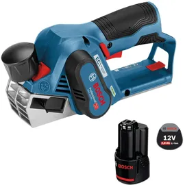 Bosch Akku-Hobel GHO 12V-20 / 1x 2,0 Ah Akku