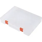 TRU Components Sortimentskasten Kunststoff 250 x 190 x 40 mm transparent 36 Fächer