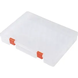 TRU Components Sortimentskasten Kunststoff 250 x 190 x 40 mm transparent 36 Fächer