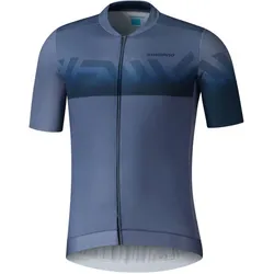 KITA S.S. ZIP JERSEY, Gray