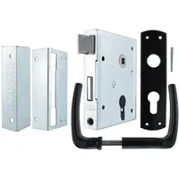 BASI 9900-0003 Stumpfdrückerschloss Silber