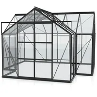 Vitavia Sirius Alu schwarz ESG 3 mm 13 m2 inkl. Fundament