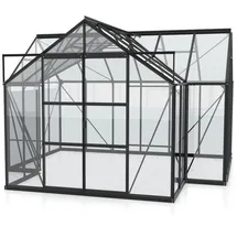 Vitavia Sirius Alu schwarz ESG 3 mm 13 m2 inkl. Fundament