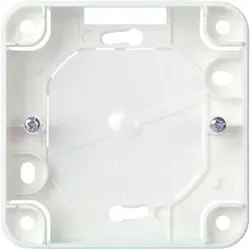 Elso 294114 Aufputzgehäuse 1fach 18mm RENOVIERUNG/NOVIA reinweiß