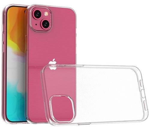 Für Apple iPhone 15 Plus Silikon TPU Transparent Handy Tasche Hülle