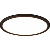 Trio Reality LED-Deckenleuchte Aureo schwarz Matt Ø 29 cm