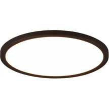 Trio Reality LED-Deckenleuchte Aureo schwarz Matt Ø 29 cm