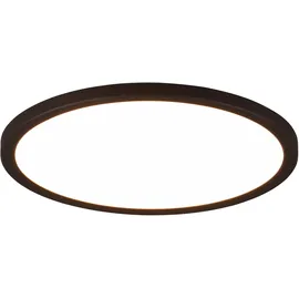 Trio Reality LED-Deckenleuchte Aureo schwarz Matt Ø 29 cm