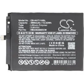 AccuCell Akku passend für Huawei Mate 10 Lite, Nova 2i, Honor 9i, HB436486ECW, 3,85V, 3900mAh