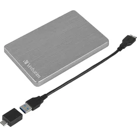 Verbatim Store 'n' Go Alu Slim 2 TB USB 3.2 grau