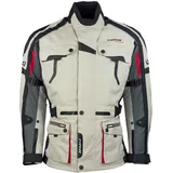 ROLEFF RACEWEAR CHICAGO Motorradjacke Schwarz/Rot 6XL