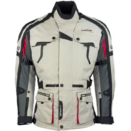 ROLEFF RACEWEAR CHICAGO Motorradjacke Schwarz/Rot 6XL