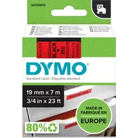Dymo Dymo, Beschriftungsband, S0720870 Standardband (1.90 cm, rot