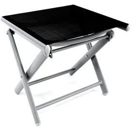Mojawo Garten Klapphocker 40 x 40 x 45 cm silbergrau/schwarz