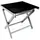 Mojawo Garten Klapphocker 40 x 40 x 45 cm silbergrau/schwarz