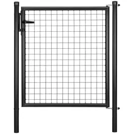 GAH Alberts Alberts Wellengitter-Einzeltor, zinkp.ant.met.Kst.b., B Mitte-Mitte Pf.1250mmH1500mm