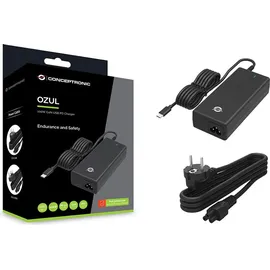 Conceptronic OZUL03BE OZUL 100W USB PD Charger Netzteil