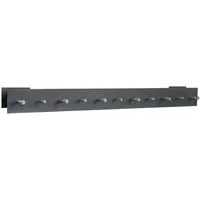 SZ METALL Wandgarderobe 50124 Silber