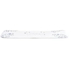 Dehner Premium Lovely Katzen-Fenstermatte Siesta, ca. 90 x 25 x 1 cm, Polyester, weiß