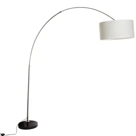 QAZQA Bogenlampe 50 Cm Weiß