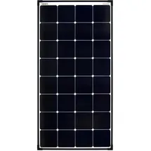 EnjoySolar enjoy solar SunPower Ultra-Effizienz Monokristallines Solarmodul Photovoltaikmodul mit schwarzen Rahmen und weißem Back- Sheet, ideal für Wohnmobil, Gartenhäuse, Boot