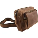 GREENBURRY Vintage Gürteltasche 20 cm Braun