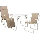 BEST Freizeitmöbel BEST Chiemsee Relaxsessel, 58x75x108 cm, beige