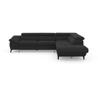 Cotta Ecksofa »Famous«, schwarz