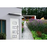 Primaster Vordach St. Tropez 160 x 100 cm mit Echtglas-Abdeckung und LED