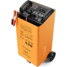 Wiltec Batterieladegerät 12V 24V Ladegerät und Starthilfe für Motorräder, Kfz, Lkw, Akkuladegerät Boost 430 mit Schnellladung