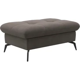 sit&more Polsterhocker Amica mit Stauraum 102 x 47 x 69 cm Grau