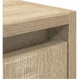 vidaXL Nachtschrank Sonoma-Eiche 38 x 34 x 40 cm Braun