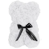 LINDER EXCLUSIV LEX Rosenbär 25 cm Rosen-Bär (Weiss)