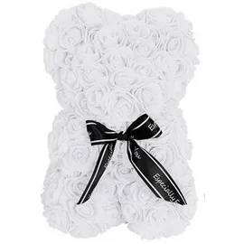 LINDER EXCLUSIV LEX Rosenbär 25 cm Rosen-Bär (Weiss)