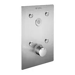 Schell Linus d-c-t Fertigmontageset 019092899 Frontplatte Edelstahl, CVD-Touch-Elektronik, Thermostat