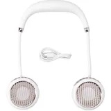Usb-wiederaufladbarer Nackenventilator, Tragbar Und Verstellbar Für Den Sommerlichen Einsatz Im Freien