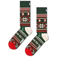 Happy Socks - Christmas Sweater Socken dunkelgrün - grün