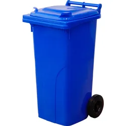Abfall- und Wertstoffsammelbehälter / 2-Rad Container (F) -  blau / blau / 480