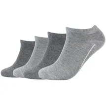 CAMANO Soft Bamboo Sneakersocken 4er Pack Grau 43-46