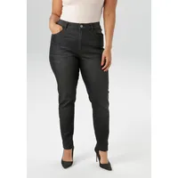aniston plus Skinny-fit-Jeans in schwarz | Gr.: 48