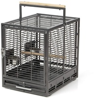 Montana Cages | Transportkäfig EVO für Sittiche & Papageien, der Reisekäfig in der Farbe Antik