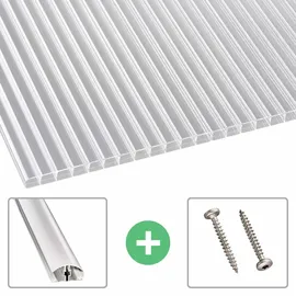 Scobalit Polycarbonat Stegplatte 16 mm 308 x 200 cm klar