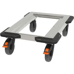 Rieber Transportroller / Fahrgestell für tragbare thermoport Modelle, Edelstahl mit 4 Stoßecken