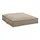 vidaXL Palettenkissen für Sitzfläche Taupe 70 x 70 x 12 cm