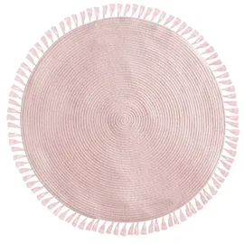 Atmosphera - Kinderteppich Lulu - Lurex - rosa D 90 cm - Rosa