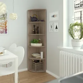 Vicco Ecki Eckregal 40 x 40 x 180 cm Braun