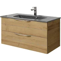 Saphir »Serie 6025 Mineralmarmor-Waschtisch mit Unterschrank, 97 cm breit«,