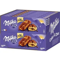 Milka Cake & Choc - 5 Mini Kuchen mit flüssigem Schokolade Kern 16x175 g Packung